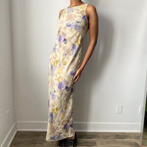 Maxi Vintage Floral Dress